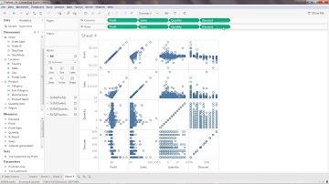 Descriptive Analytics with Tableau - Creating Correlation Matrix and Boxplot Chart