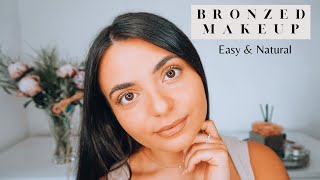 SUMMER BRONZE MAKEUP TUTORIAL | NATURAL &amp; SIMPLE | STEP BY STEP
