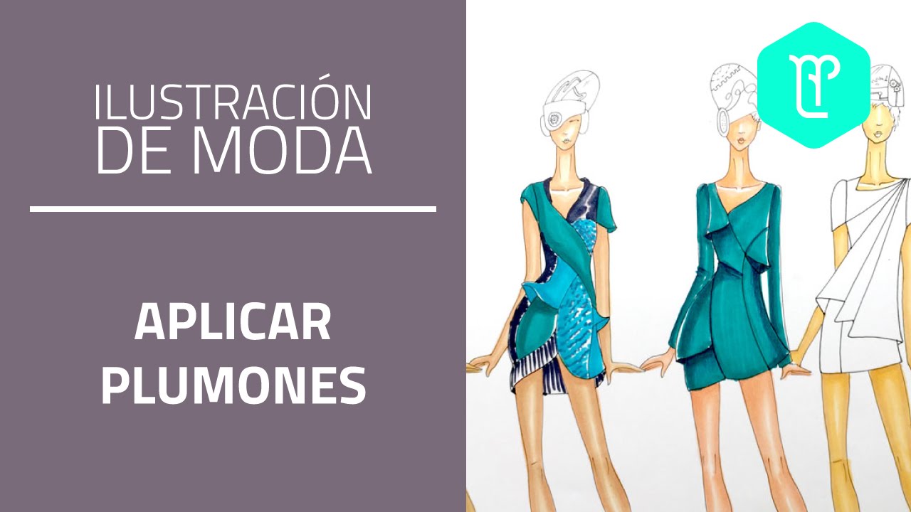 Cómo aplicar plumones en figurines de moda: piel y texturas