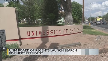 University of New Mexico Board of Regents launches national search for next president