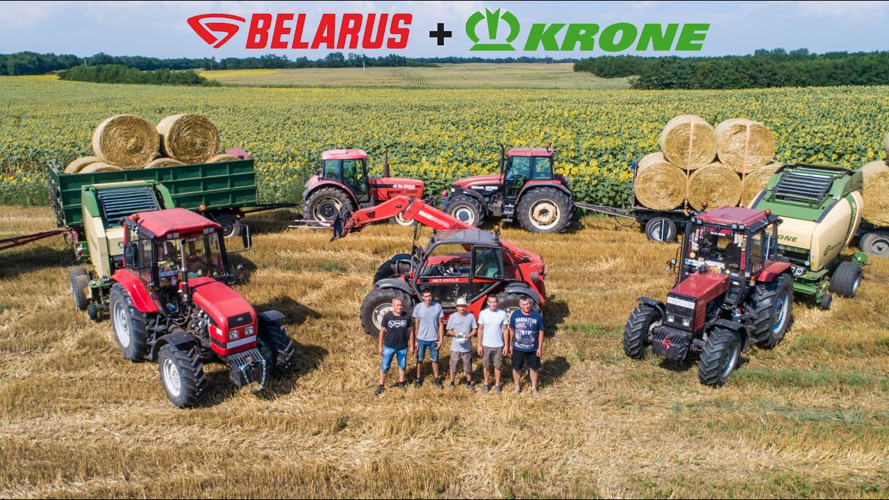 Bálázás & Bálahordás 2021 | 2x Belarus + Krone | Manitou MLT | New Holland M160 + Zetor 11641
