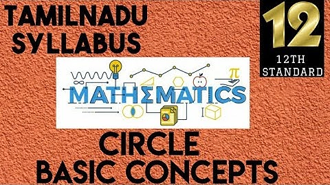 TWO DIMENSIONAL ANALYTICAL GEOMETRY -CIRCLE | ENGLISH | MATHEMATRIX BENI