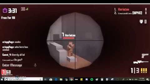 Hacker in Krunker.io