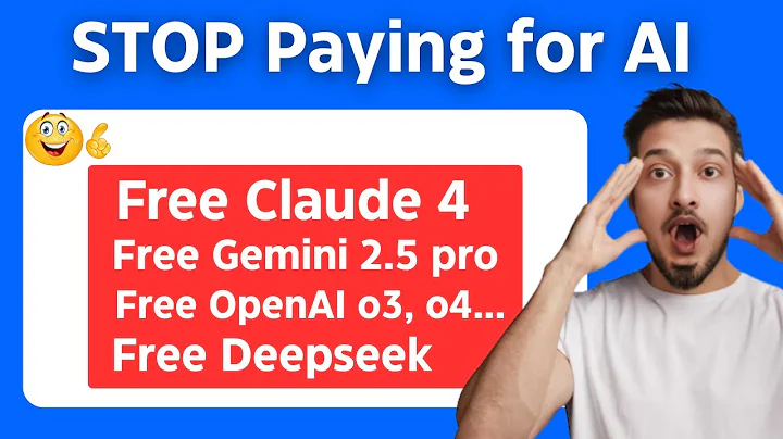 Unbelievable! These LLMs 100% FREE to use - Claude Sonnet 4, Gemini 2.5 Pro, Deepseek R1, and More!