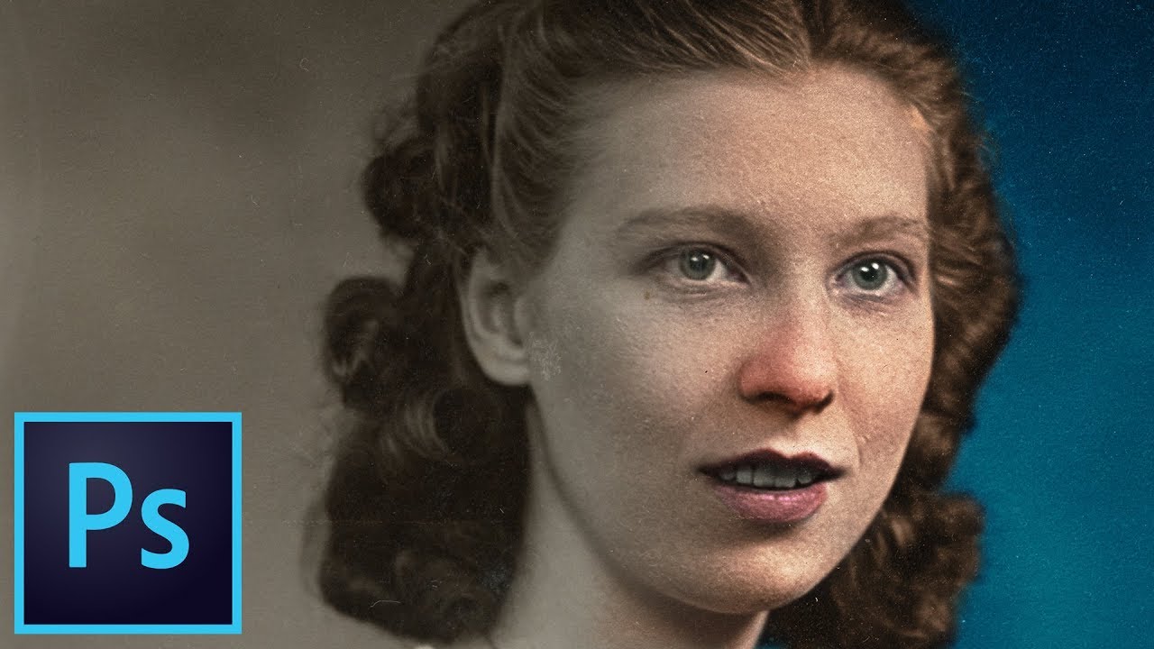 Teenage Girl with Pendant (C1940) Photoshop Colourisation