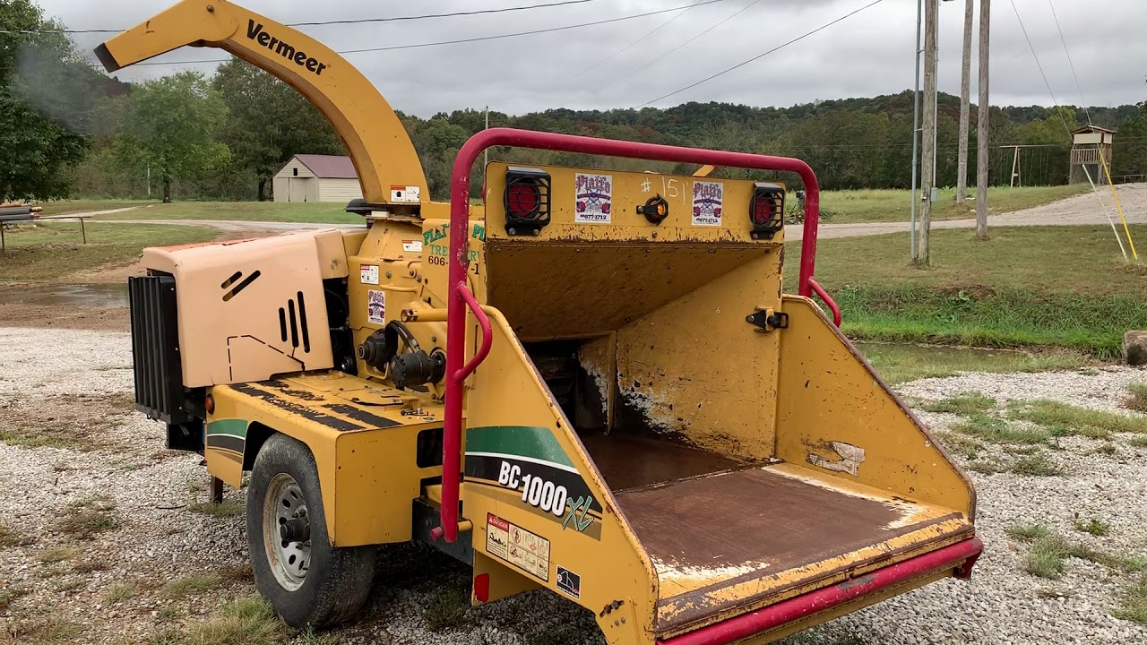 Vermeer Bc1000xl Wood Chipper Cummins Diesel For Sale Call 606