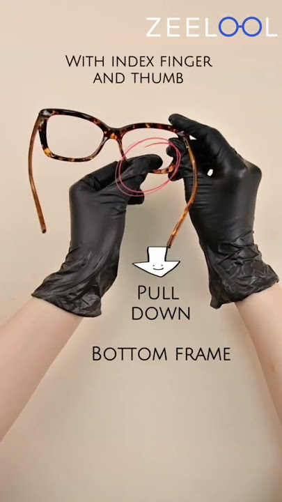 Glasses Tips | How to pop out the lenses in easy way?  👉Save for later! （TT：@howtoglasses）