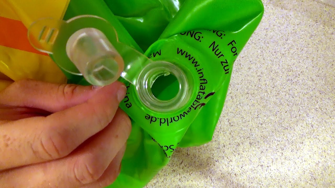 Removing The Safety Flaps From Inflatable Toy Valves