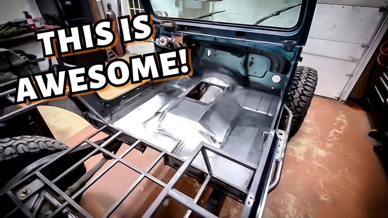Making A Jeep Floor (Part 3) Trans Tunnel, Sheet Metal, and NEW SEATS