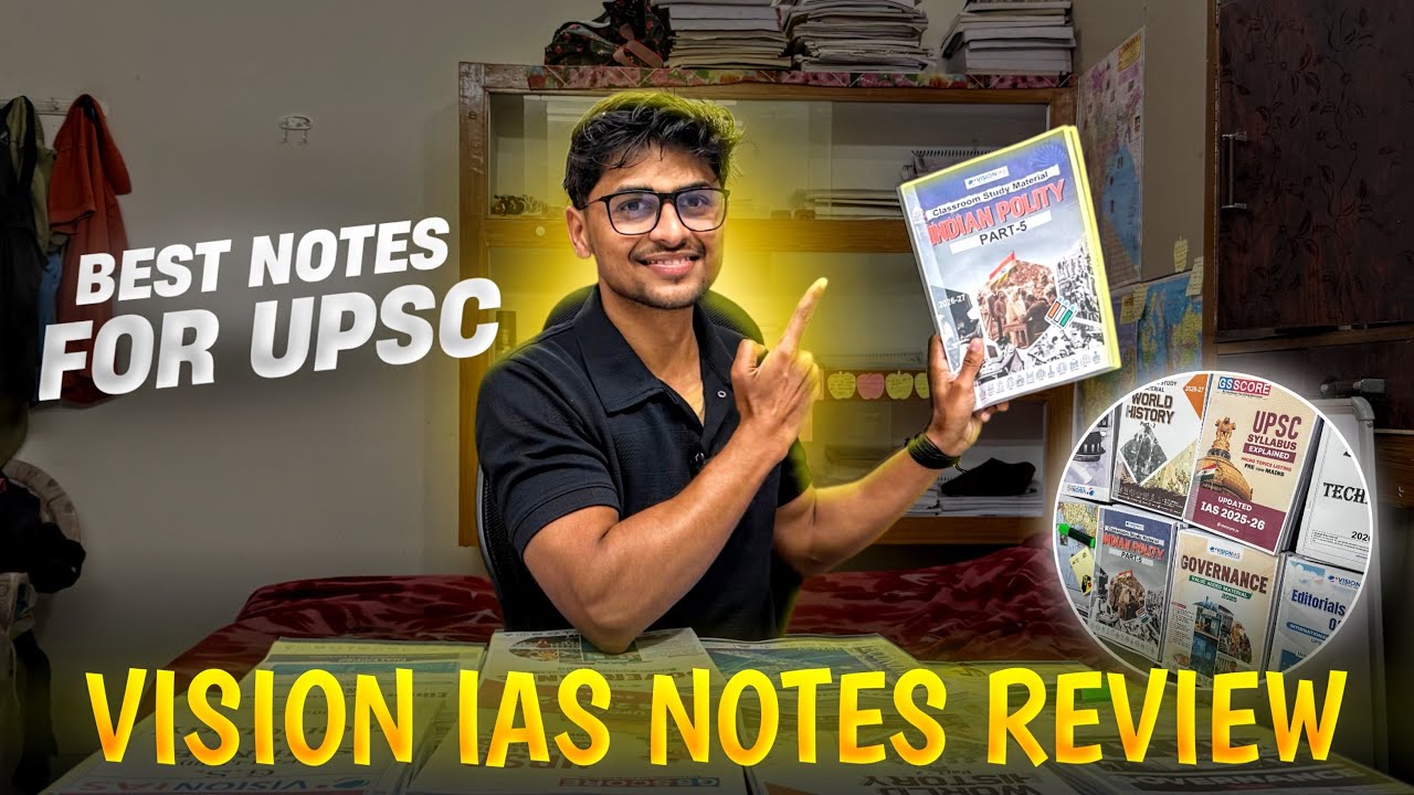 Updated Vision IAS Notes Review 2026-27 Hindi & English 📚 | VISION IAS NOTES | UPSC BEST NOTES 🔥