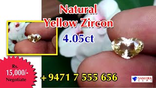 Natural Zircon From Sri Lanka Sameera Gems