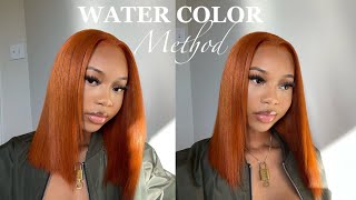 HOW TO: From Pink To Ginger Using The Water Color Method