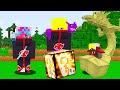 ONE VÀ NOOB YETI THỬ THÁCH ĐẬP LUCKY BLOCK TIÊN NHÂN NARUTO MẠNH NHẤT TRONG MINECRAFT