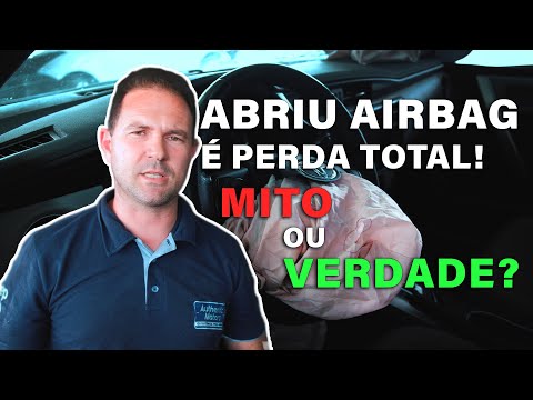 Vídeo: O carro é atingido se o airbag for acionado?