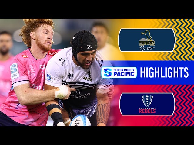 HIGHLIGHTS | BRUMBIES v REBELS | Super Rugby Pacific 2024 | Round 14 class=