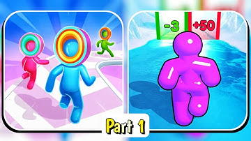 Layer Man 3D Vs Tall Man Run SpeedRun Gameplay Android iOS Part 1