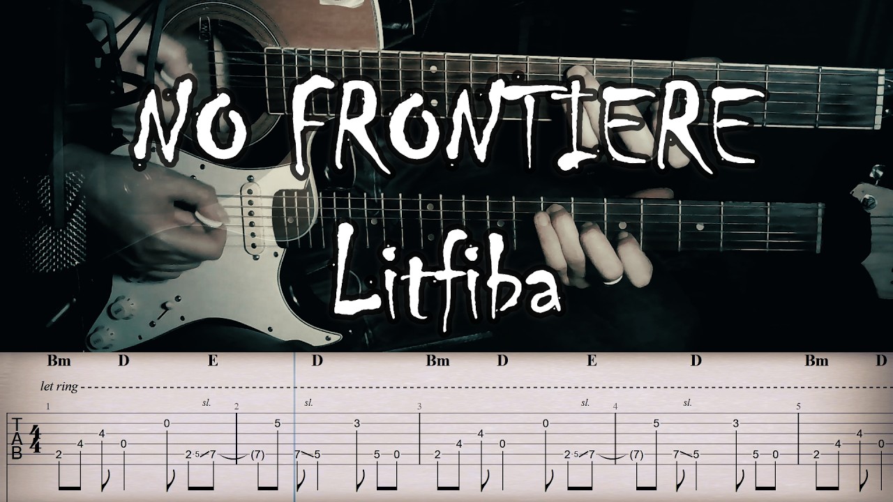 No frontiere - Litfiba | FULL TAB | Guitar cover | Tutorial - YouTube