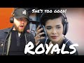 [American Ghostwriter] Reacts to: KZ Tandingan- Royals (Cover) Live performance- She is too good!