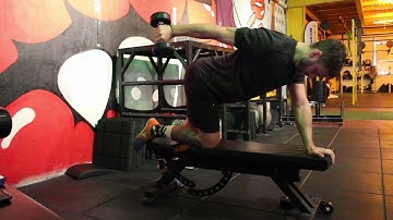 DB: Single Arm Arc Row (Neutral Grip)