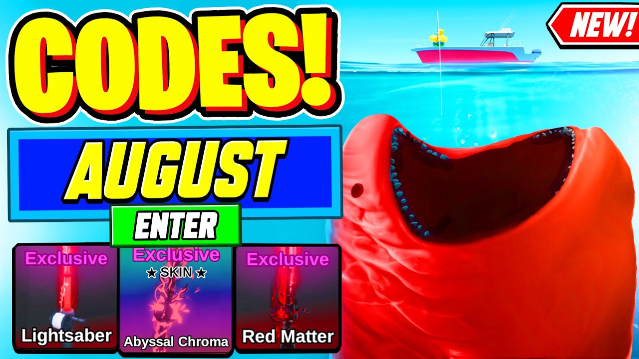 ⚠️New⚠️ ALL WORKING CODES For Fish It August 2025 - Roblox Fish It ...