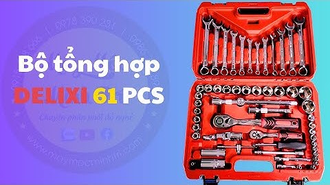 Bộ Đồ Nghề Sửa Chữa Tổng Hợp DELIXI 61 Chi Tiết – Hàng Nội Địa Trung Cao Cấp