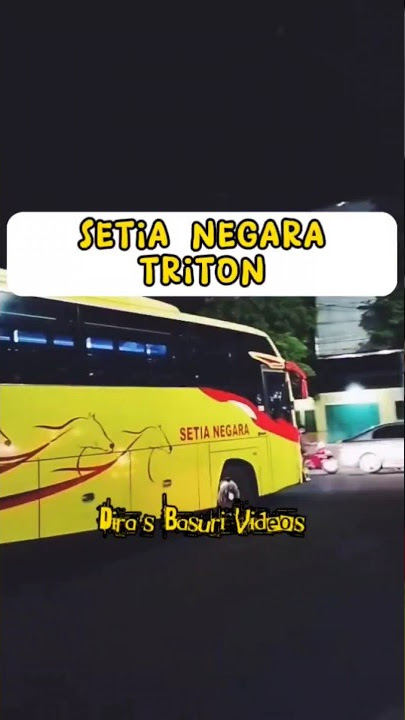 Suara klakson telolet bus AKAP, melintas di jam malam #shorts #telolet #basuri