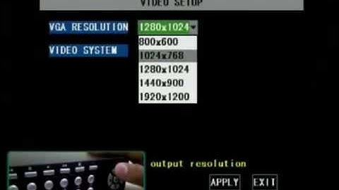 Resolution Fix for 9000 Series DVRs