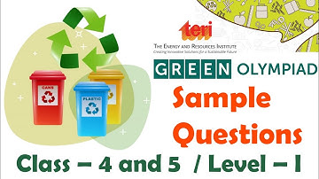 Green Olympiad Sample Paper Class 4 and 5 Teri 2025-26 LEVEL I