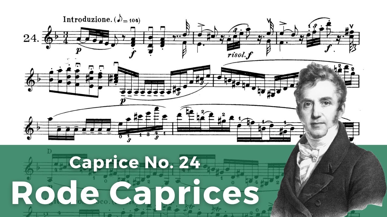 Rode 24 Caprices ローデカプリース24 バイオリン ローデ：24のカプリス（Violin.ソロ）／24 Caprices - Pierre Rode