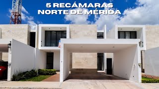¡Casa de 5 RECÁMARAS en venta $4,350,000 MXN al norte de MÉRIDA! Con alberca y cochera techada by Base Cúbica Inmobiliaria en Mérida 2,944 views 4 months ago 6 minutes, 16 seconds