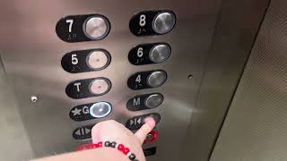 Modded Dover Traction Elevators @ Dadeland South Metrorail Station Parking Garage, Kendall, FL