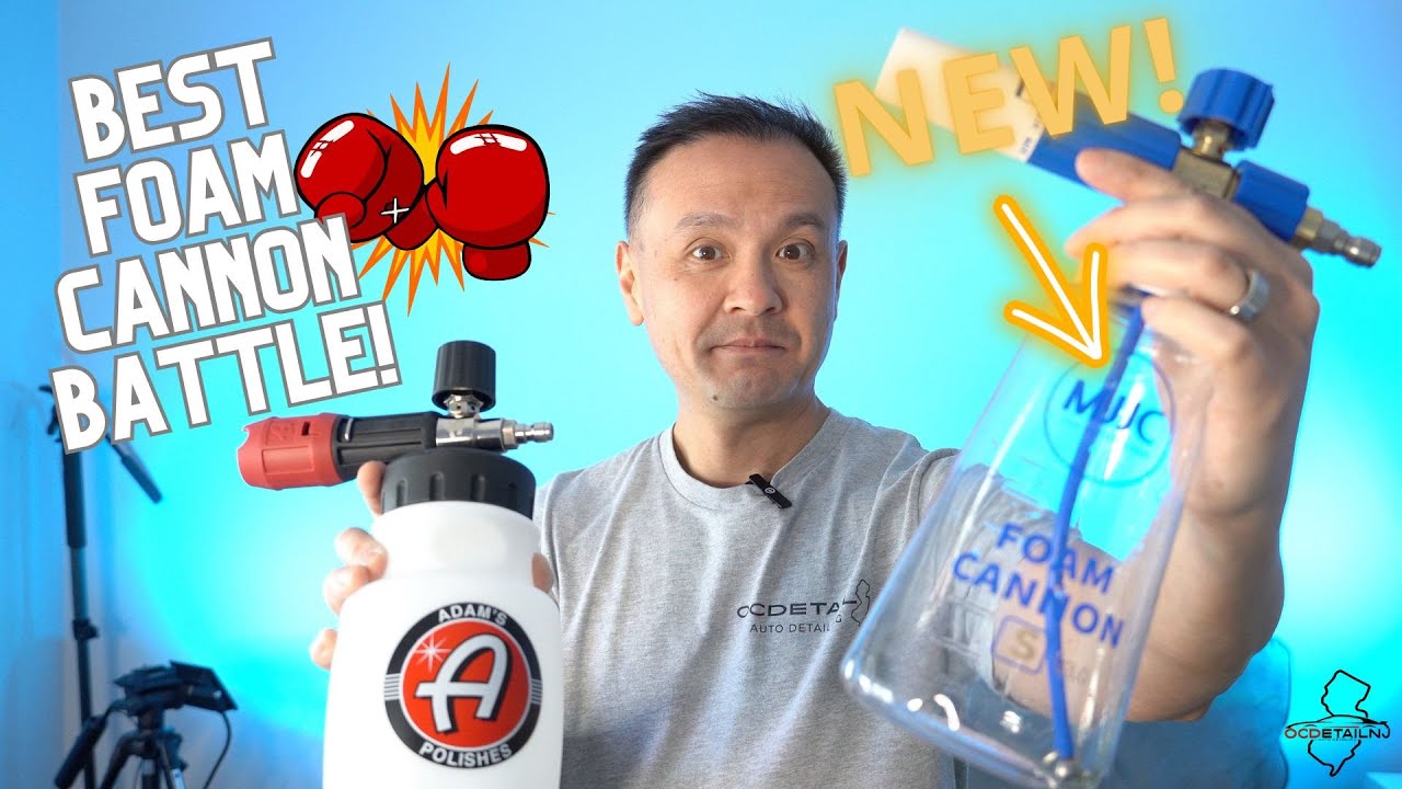 Battle of the Foam Cannons: MJJC S V3.0 vs Adams Premium for the Ultimate  Foam Experience! 