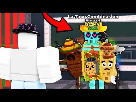 First To Unlock NEW LA TACO COMBAINASION in Steal A Brainrot!