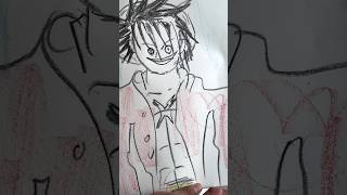 ASMR Drawing You LUFFY FAST #asmr #shorts #shortvideo #shortsvideo #asmrsounds #asmreating #relax