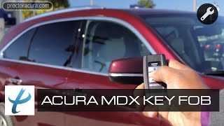 Acura MDX Smart Key Fob: Remote Engine Start, Power Tailgate, & Keyless Entry