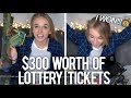 SCRATCHING $300 WORTH OF LOTTERY TICKETS