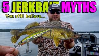 The BIGGEST jerkbait myths in WALLEYE fishing!