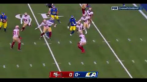 Jimmie ware interception in the endzone