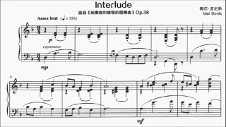 Abrsm Piano 2025-2026 Grade 6 B5 Mel Bonis Interlude Op.38 No.1 Sheet Music