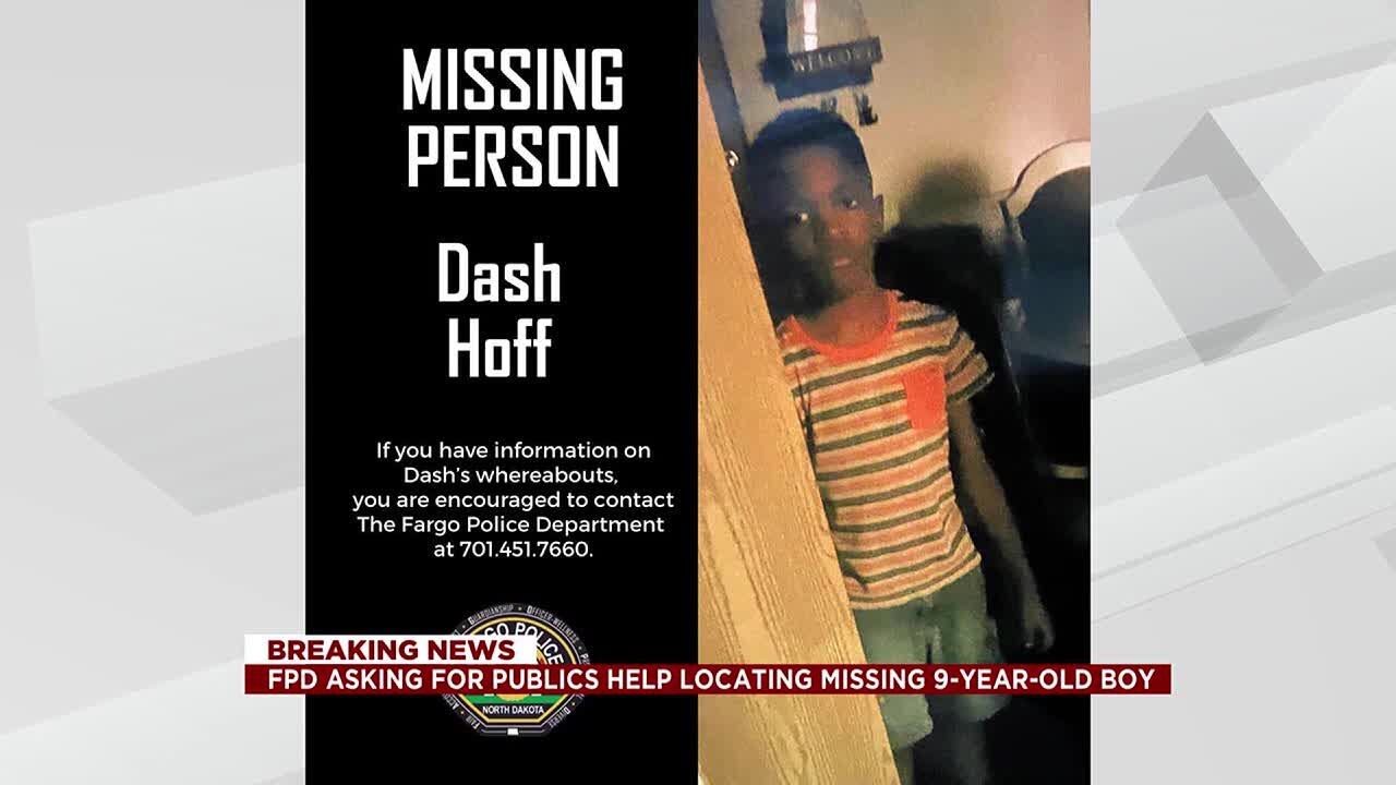 Fargo Police ask for help in search for missing 9-year-old - YouTube