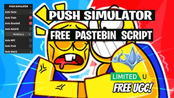 [FREE LIMITED UGC] Push Simulator Script | Auto Farm / Inf.Wins / Auto Hatch