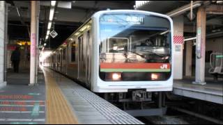 八高線【209系3000番台 走行音】八王子→川越 (2012.12.8)