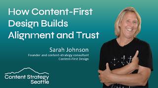 How Content-First Design Builds Alignment and Trust