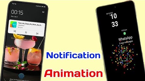 How To Set Notifications Animation In Android Device || Notification Animation Kaise Set Kare