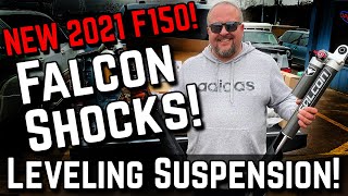 2021 Ford F150 Gets Leveled! Falcon Sport Tow/Haul Shock Leveling System  Leveled F150