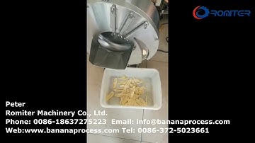 Automatic Banana Long Slice Cutting Machine for Ecuador Customer