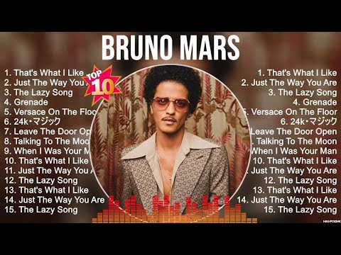 Bruno Mars Greatest Hits ~ OPM Music ~ Top 10 Hits of All Time