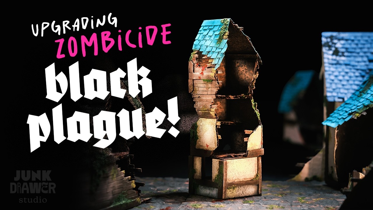 Ruined City for Black Plague, Mordheim, D&D, and MORE!