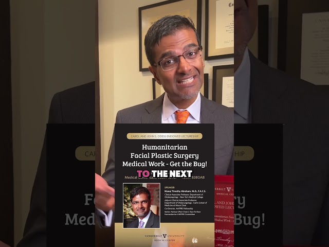 Dr. Abraham Honored at Vanderbilt University!