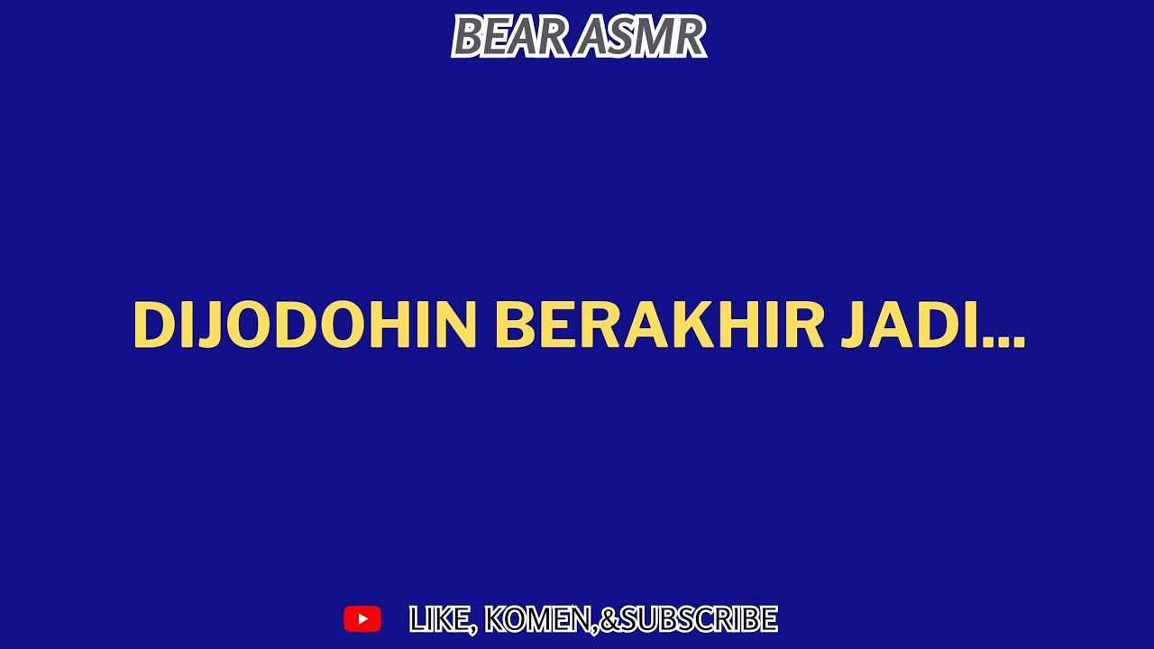 #1 ASMR HUSBAND ROLEPLAY| NIKAH DIJODOHIN ⁉️